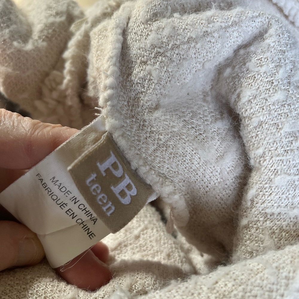 Pottery barn Sherpa bean bag covers🐻‍❄️ - Picture 4 of 4
